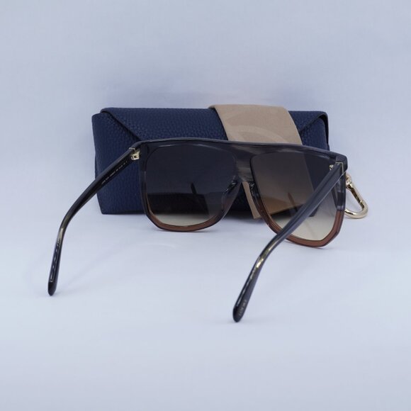 Loewe LW40001F 20B Filipa Square Sunglasses – Transparent Grey\\Gradient Smoke main image 7